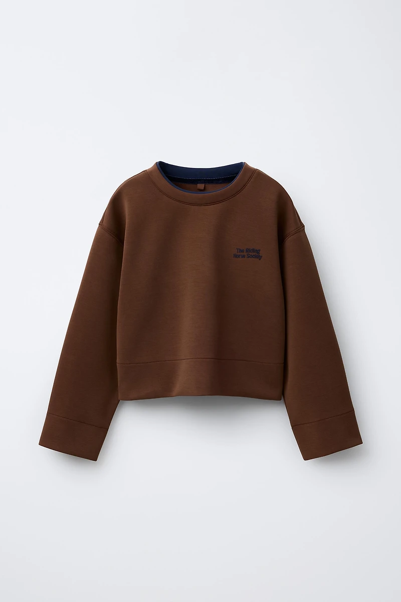 SWEAT MODAL COL CONTRASTE