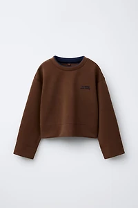 SWEAT MODAL COL CONTRASTE