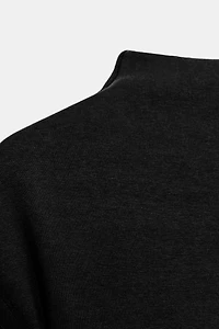 SHORT MOCK NECK DRESS