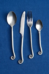 SPIRAL FLATWARE SET (SET OF 4)
