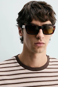 CONTRAST STRIPE JACQUARD T-SHIRT