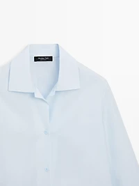 100% cotton poplin shirt