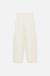 PANTALON VOLUME À PINCES
