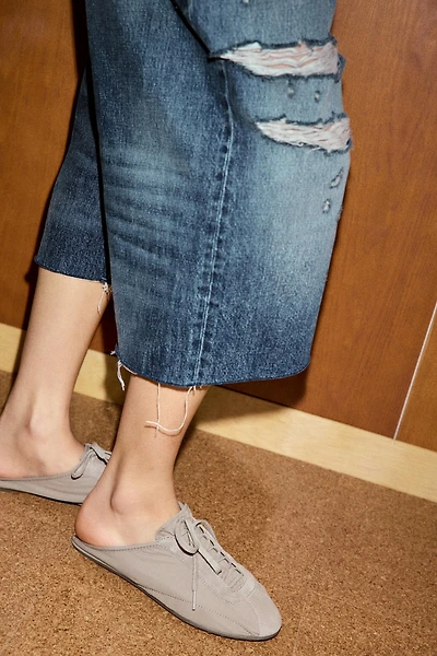 FABRIC COLLAPSIBLE HEEL SNEAKERS