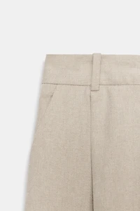 PANTALON DROIT À PINCES