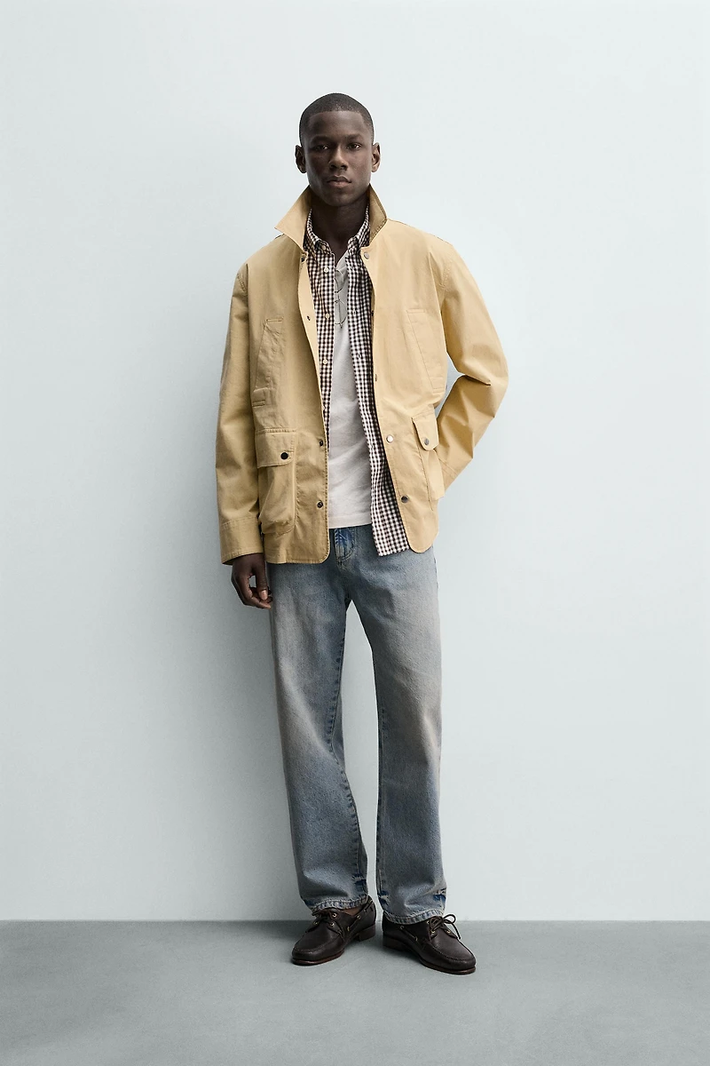 BLOUSON REGULAR FIT À POCHES