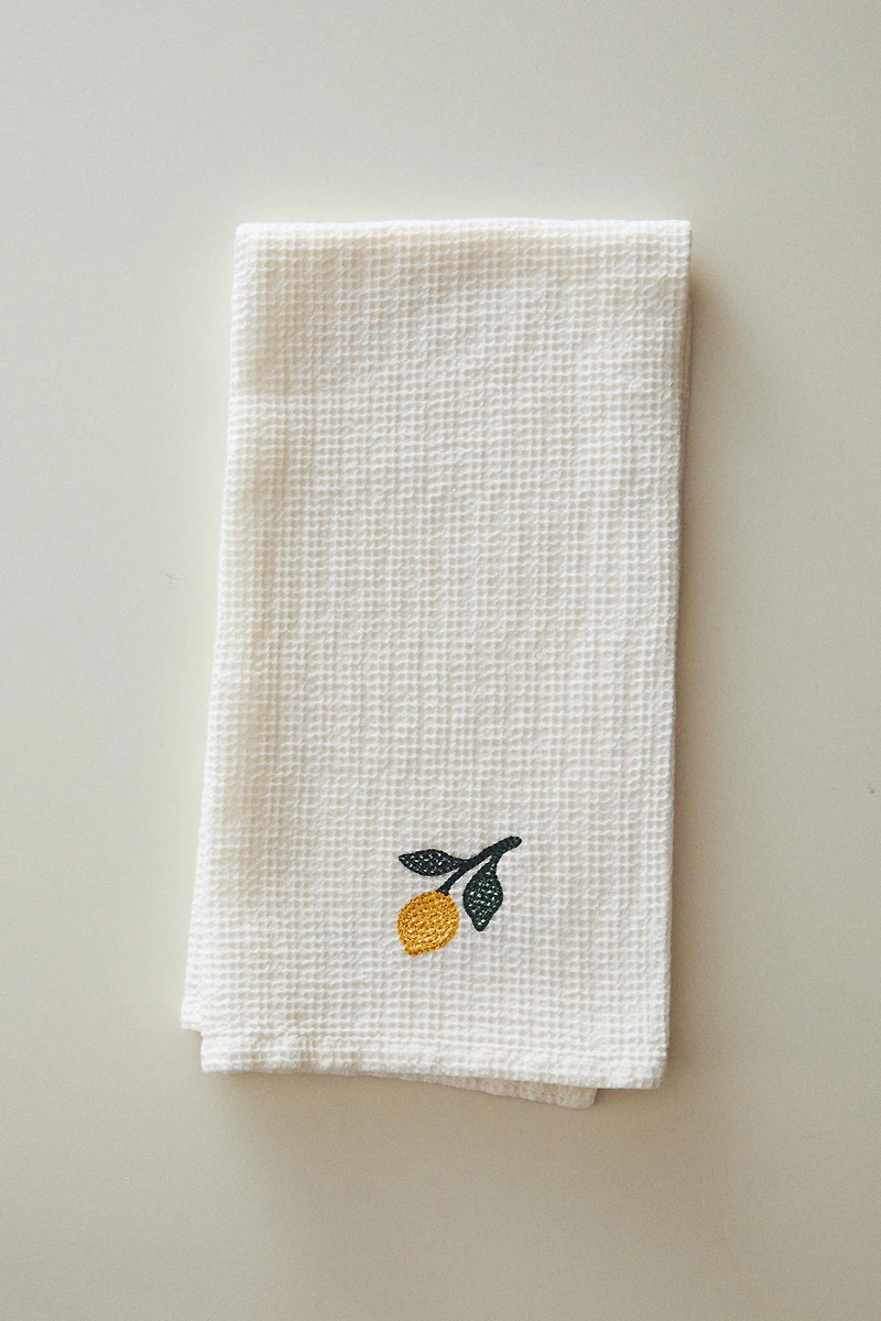 WAFFLE-KNIT KITCHEN TOWEL PACK (PACK OF 2)