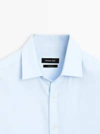 Chemise regular en coton mélangé