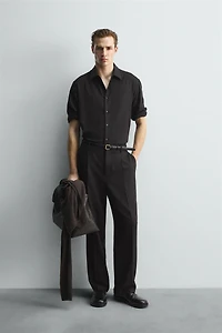 LIMITED EDITION FLOWY WOOL SHIRT