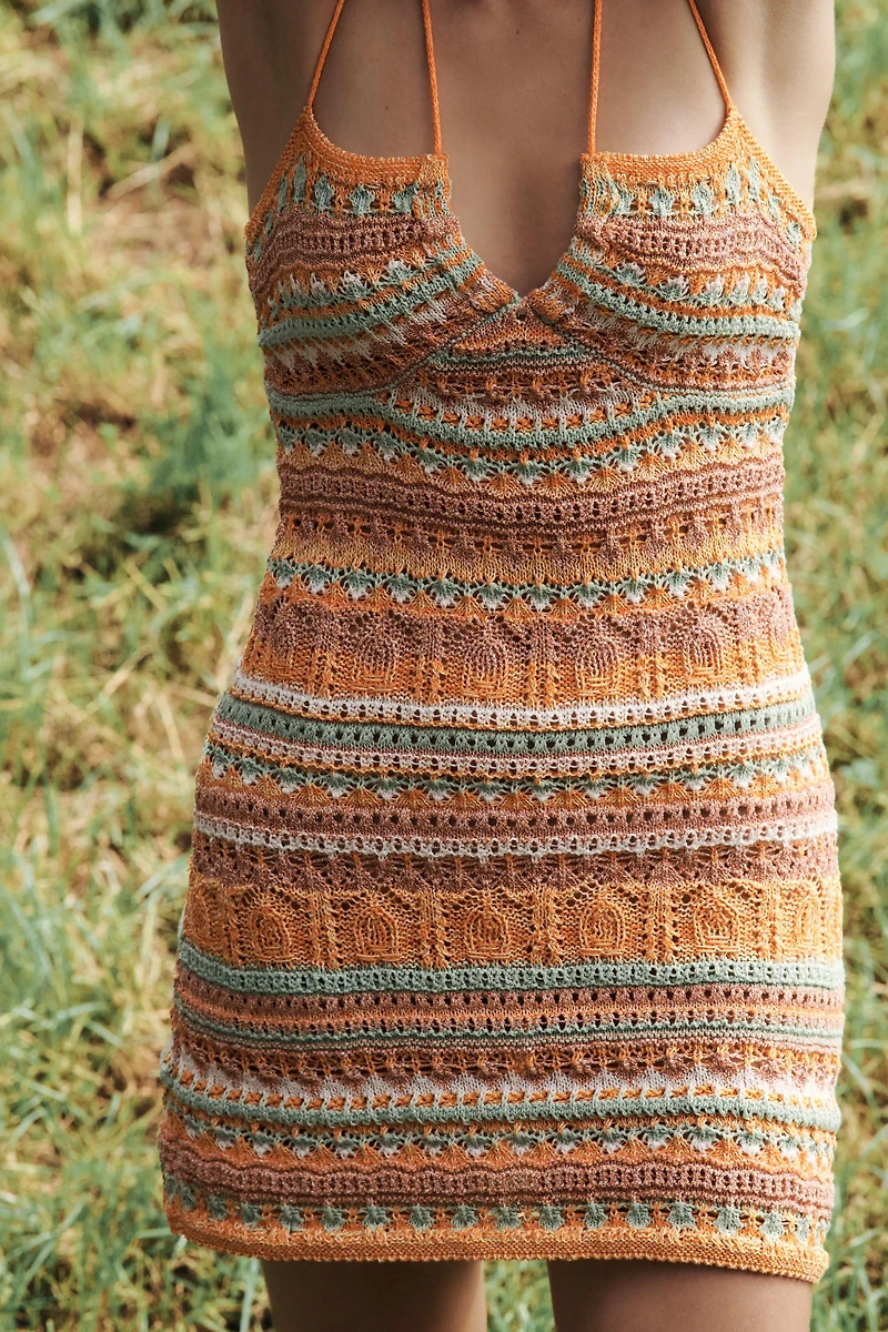 KNIT MINI DRESS