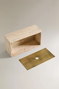 MARBLE BEIGE TISSUE BOX