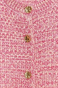 KNIT CARDIGAN WITH ELBOW-LENGTH SLEEVES