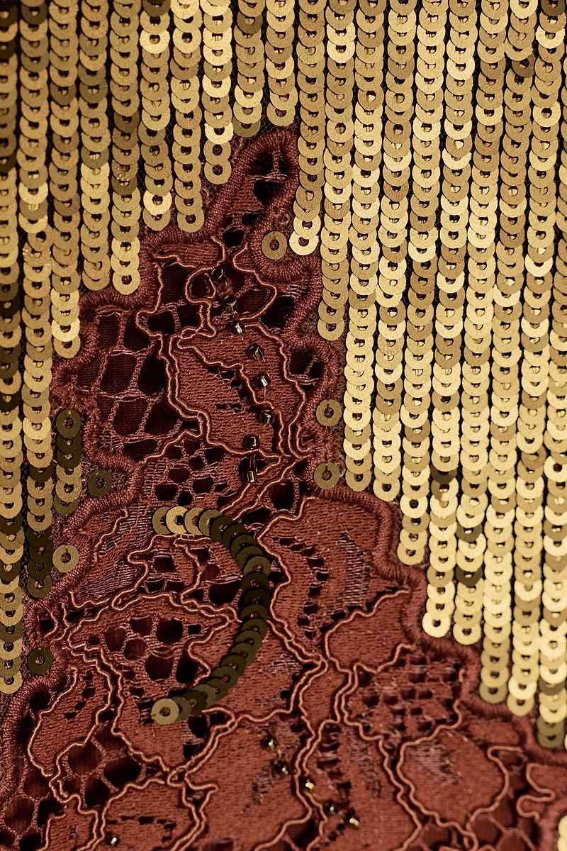 ZW COLLECTION LIMITED EDITION LACE SEQUIN DRESS