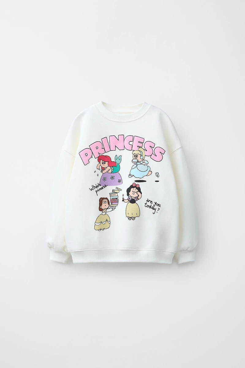 DISNEY PRINCESS PRINT SWEATSHIRT