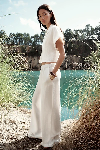 RUSTIC WIDE LEG PANTS