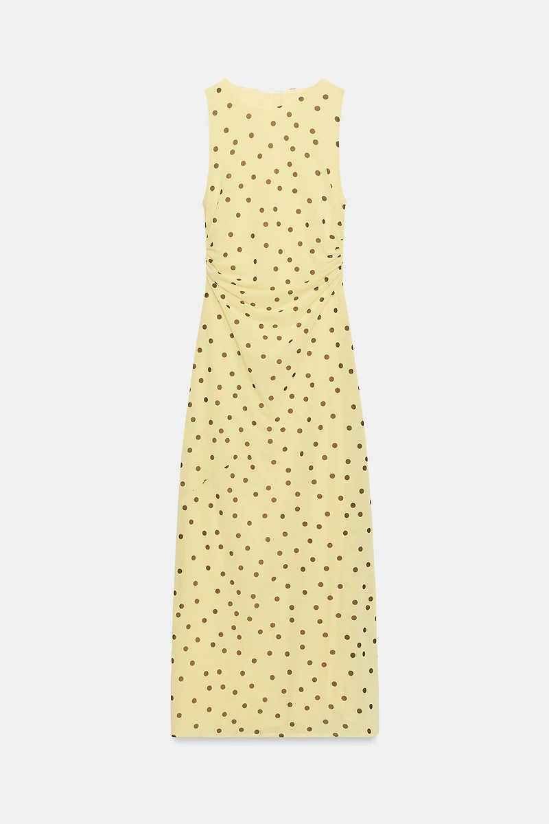 FLOWY POLKA DOT DRESS