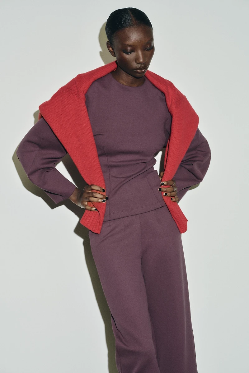 PANTALON LARGE INTERLOCK