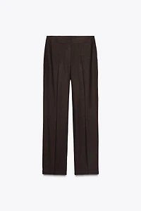 STRAIGHT LEG LINEN PANTS