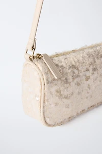SEQUIN SHOULDER BAG