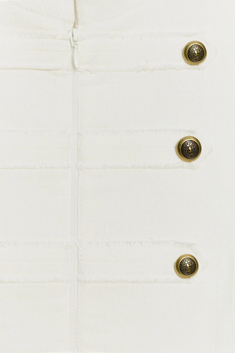 HALTER BUTTON VEST