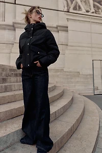 SHORT WATER REPELLENT WINDPROOF HOODIE ANORAK