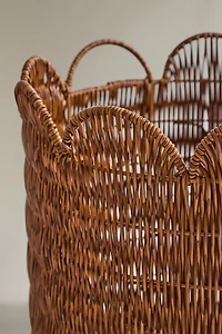 ROUND RECYCLED PLASTIC WAVE BASKET