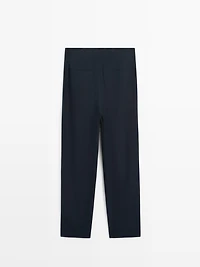 Linen suit trousers