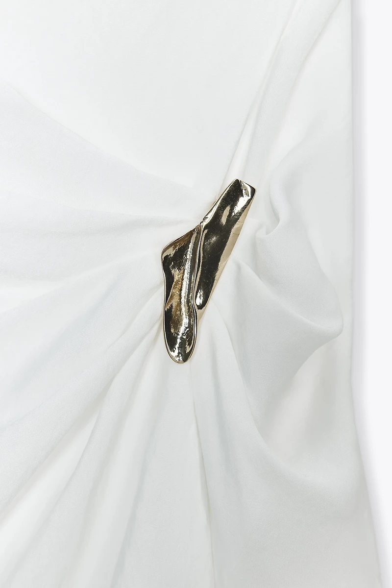 HARDWARE SATIN EFFECT TOP