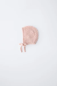 KNIT BONNET WITH WOOL