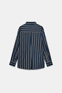 ZW COLLECTION STRIPED POPLIN SHIRT