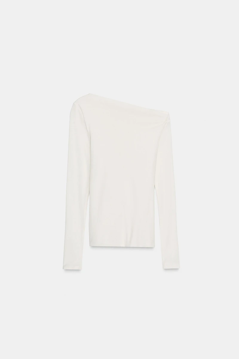 ASYMMETRIC LONG SLEEVE T-SHIRT