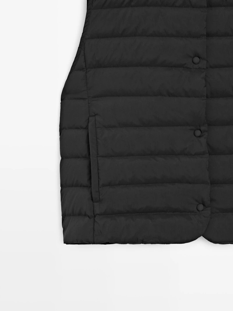 Down puffer gilet
