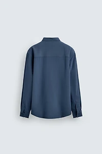 FLOWY POCKET SHIRT