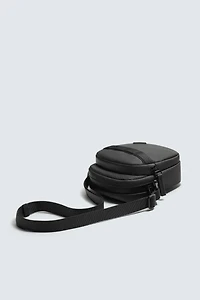 RUBBERIZED CROSSBODY BAG