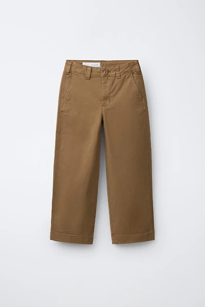 RELAXED FIT CHINO PANTS