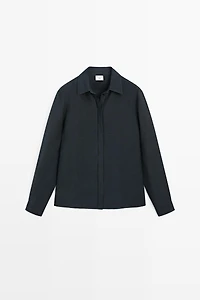 STUDIO semi-sheer flowing shirt