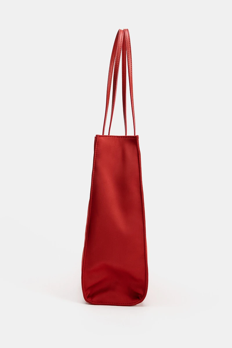 SAC SHOPPER EN SATIN