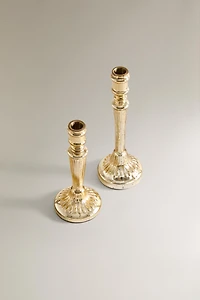 CHANDELIER EN VERRE VIEILLI NOËL