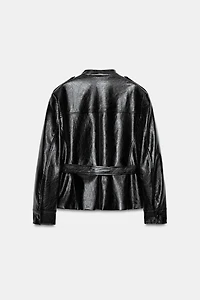 ZW COLLECTION FAUX LEATHER JACKET