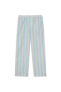JACQUARD STRIPED RELAXED FIT PANTS