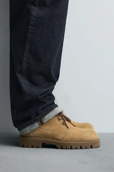 BOTTES EN CUIR ÉPAISSES