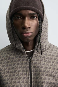 HORSE PRINT HOODIE JACKET