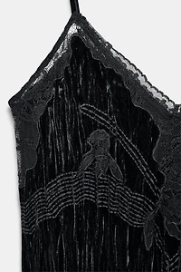 VELVET LACE TOP ZW COLLECTION