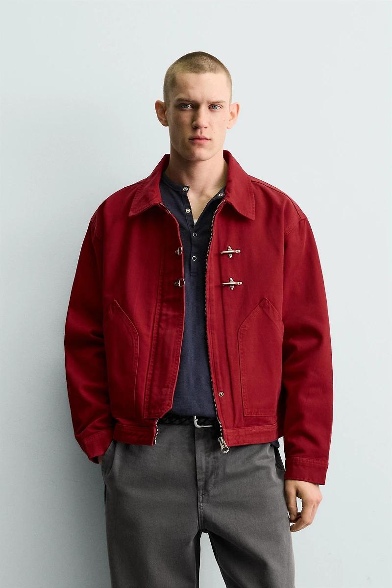 BOXY FIT FIREMAN CLASP JACKET