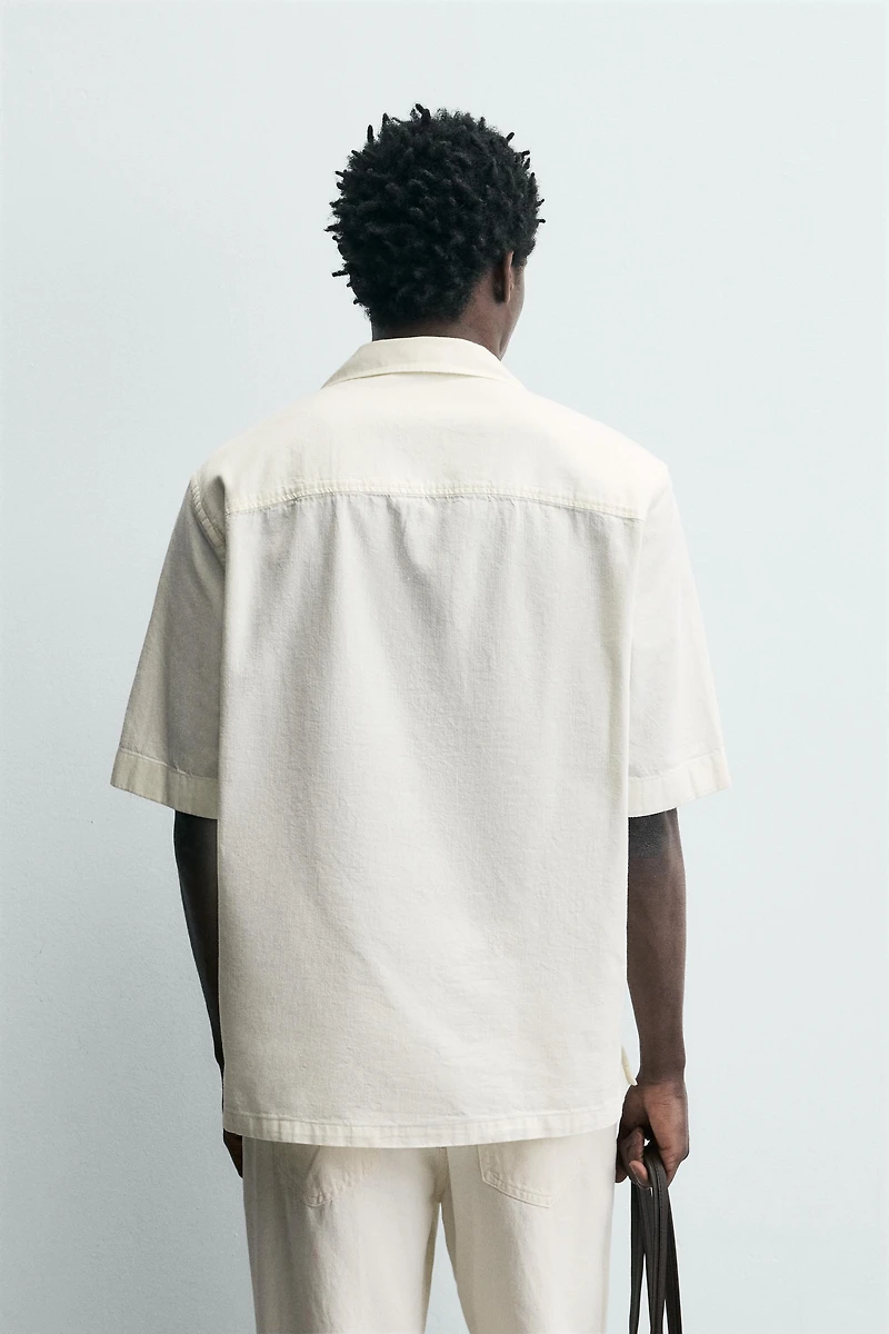 COTTON - LINEN SHIRT