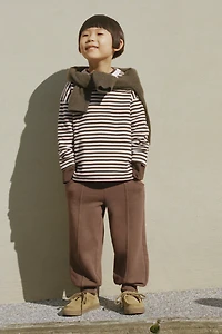 EMBROIDERED STRIPED T-SHIRT