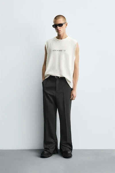 PANTALON STRAIGHT FIT OUVERTURES