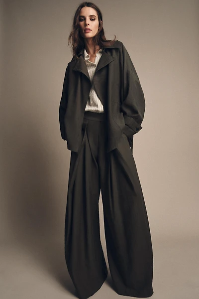 ZW COLLECTION FRONT PLEAT PANTS