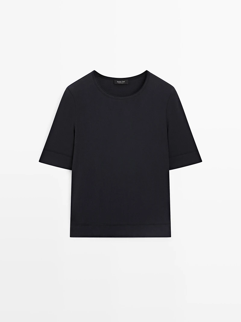 Cotton blend T-shirt