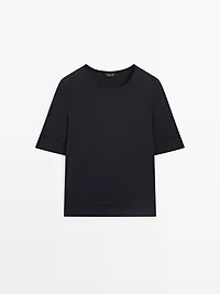 Cotton blend T-shirt